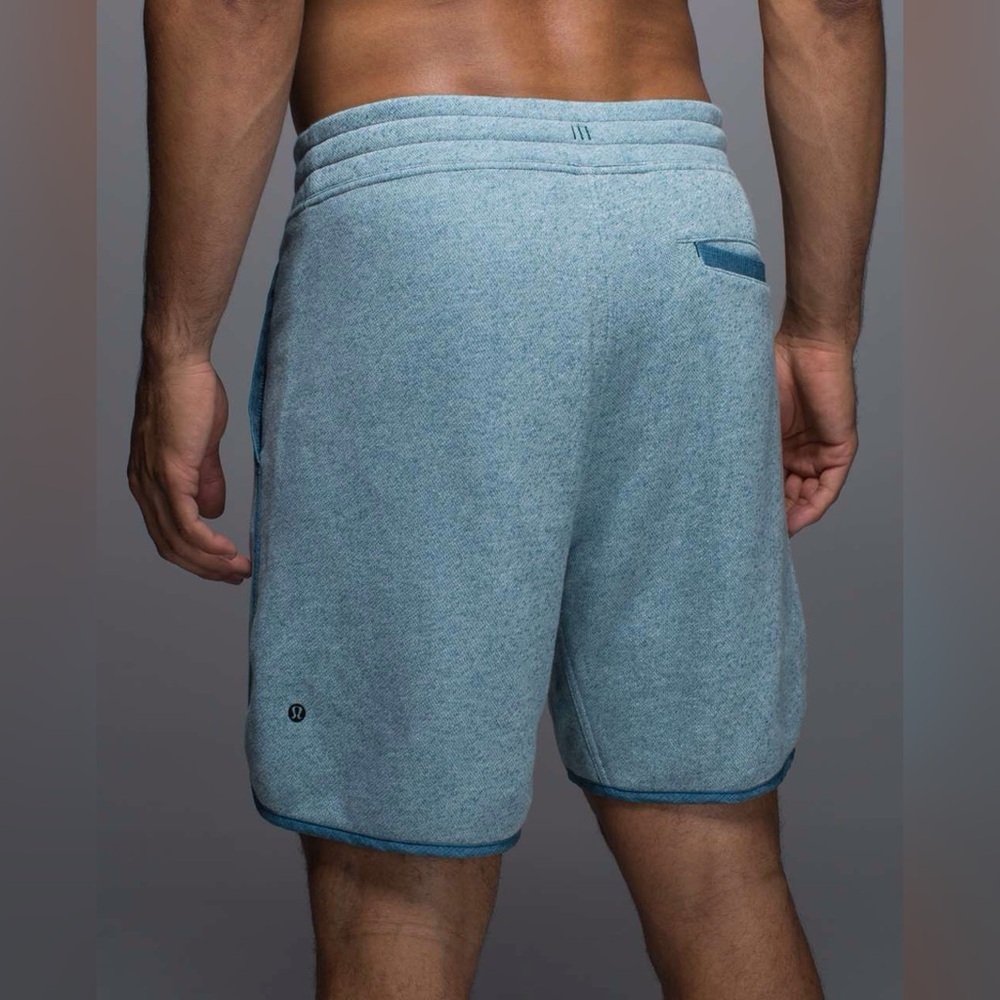 Lululemon Sundown Short in Heathered Tofino Teal Size Medium. - Picture 10 of 16